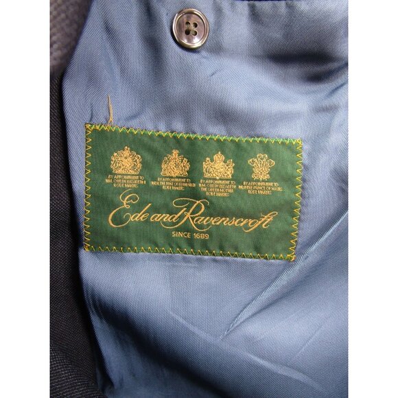 Ede & Ravenscroft Sport Coat 44 Long Blazer Business Jacket Wool * - Picture 11 of 13